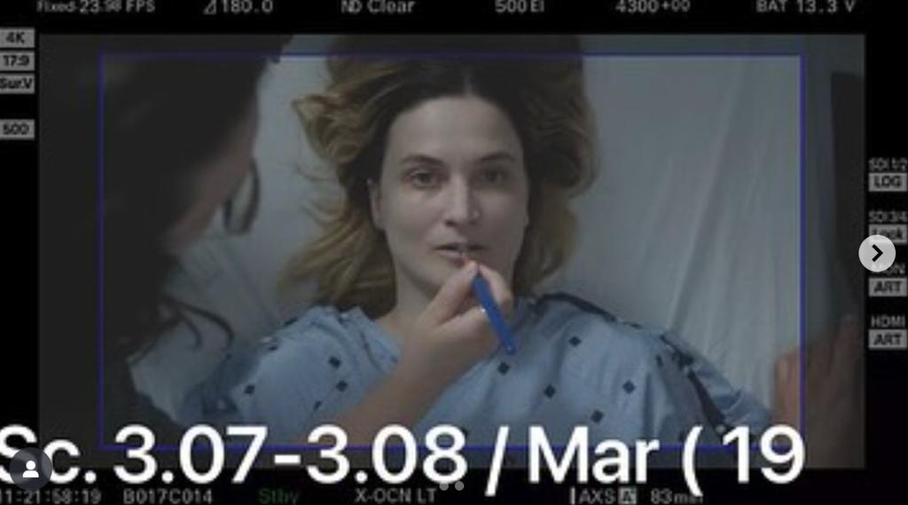 Gabrielle Côté dans son rôle de Laurence Caron dans STAT