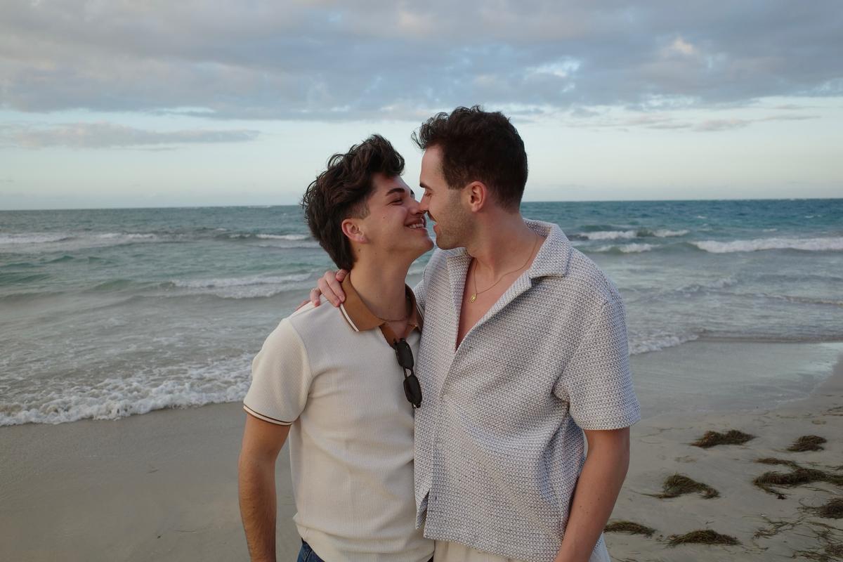 Marc-Antoine Delage et son amoureux Justin Boyer
