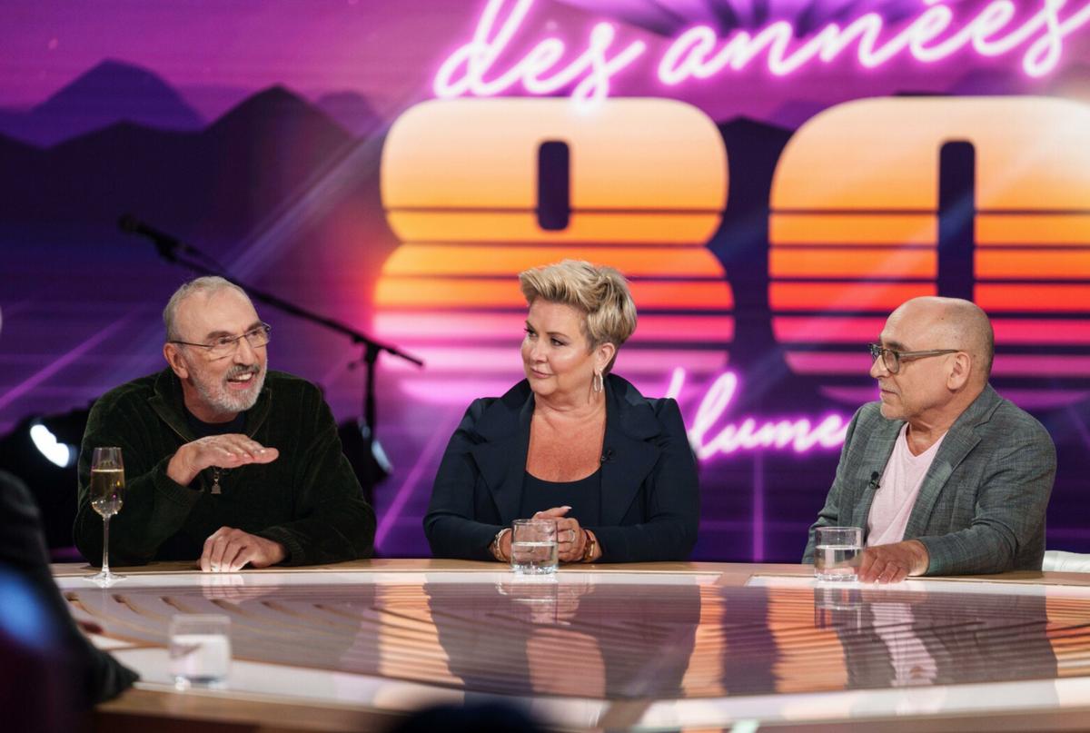 Gaston Lepage, Nathalie Simard et André Ducharme à Les enfants de la télé