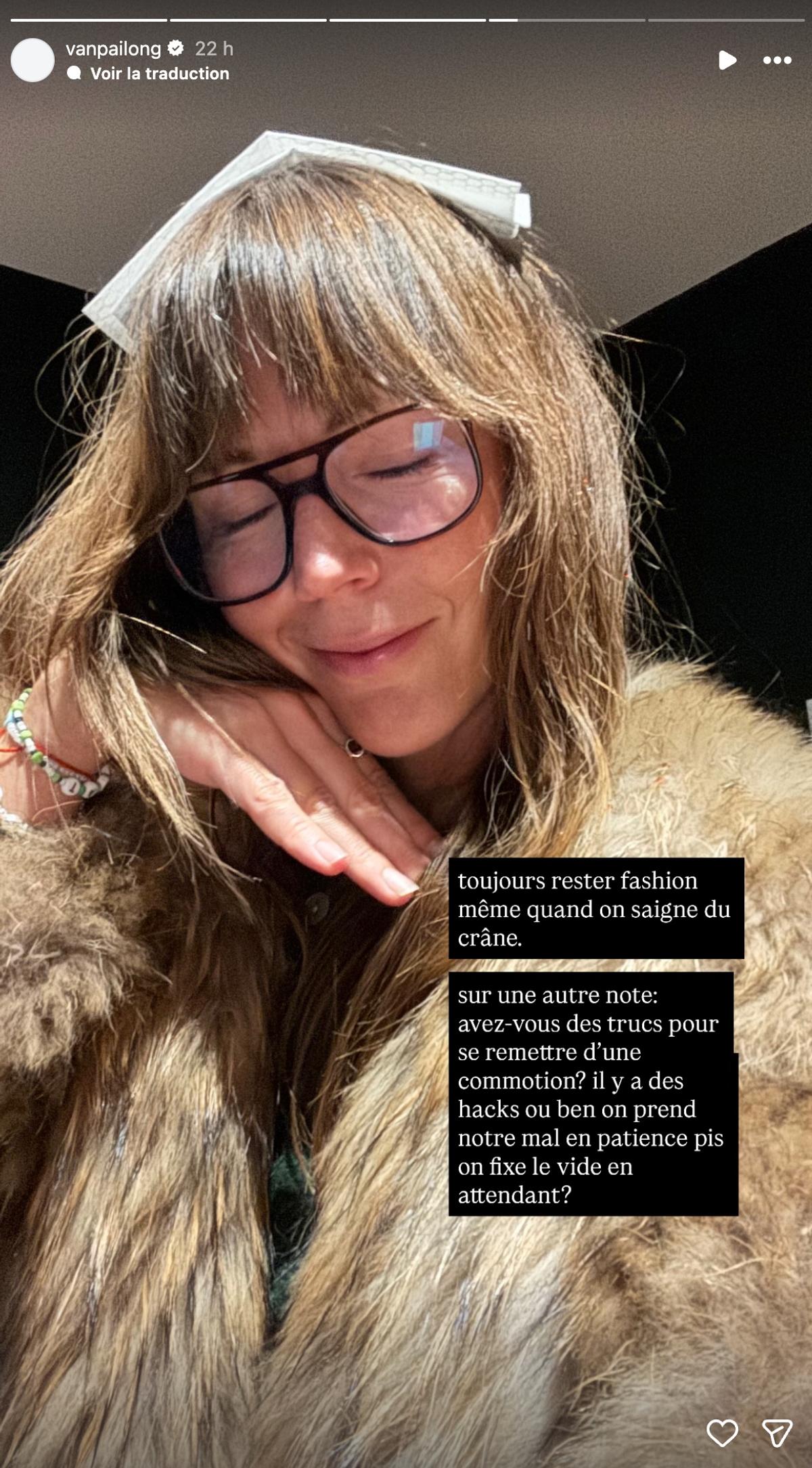 Vanessa Pilon s'est blessée à la tête