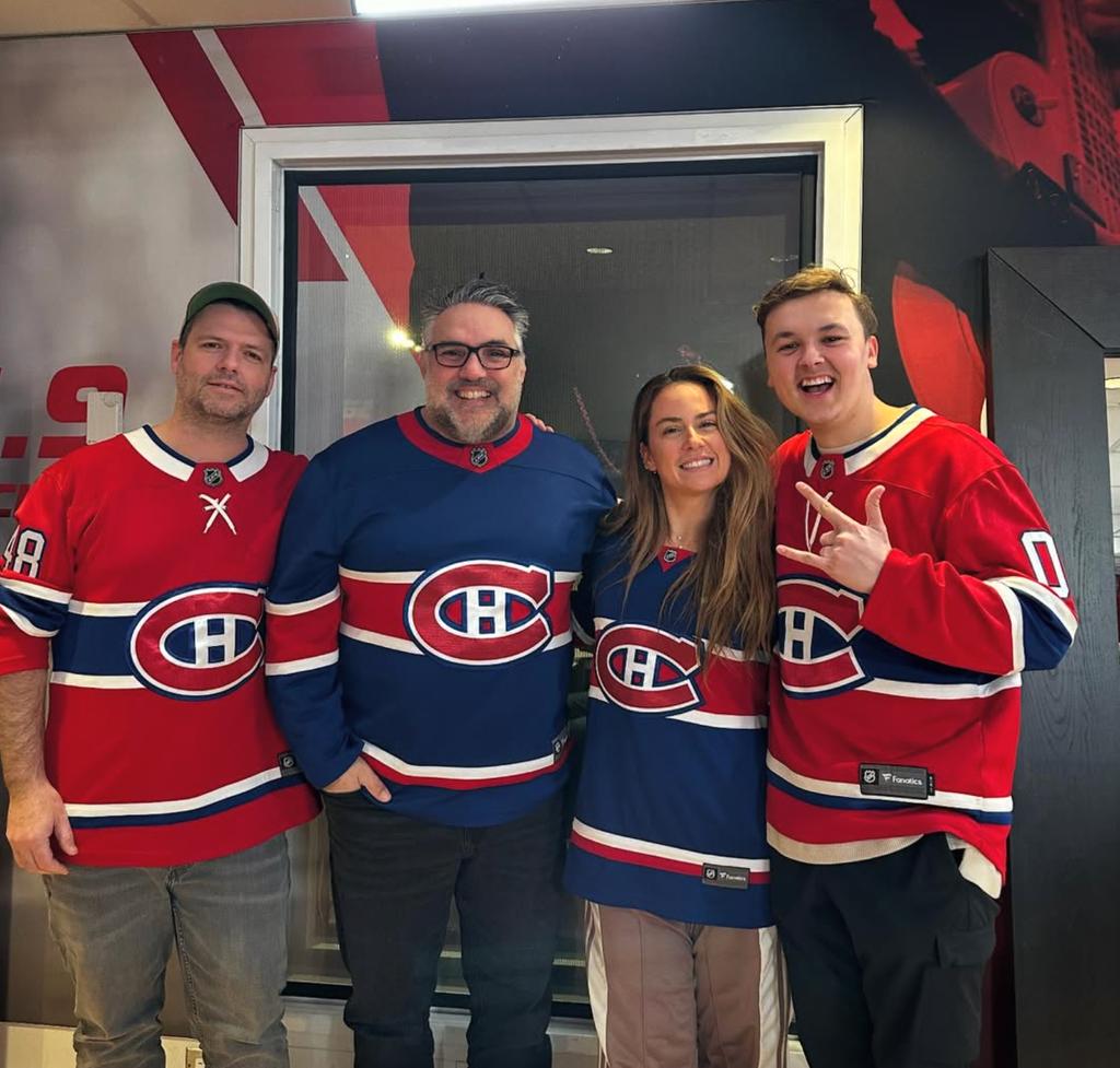Étienne Marcoux avec des collègues