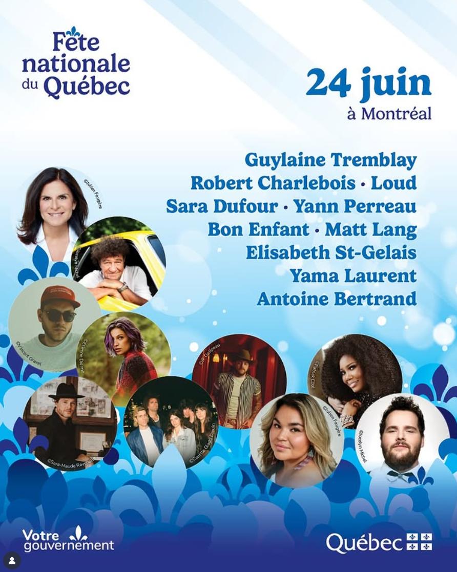 Poster de la fête nationale du Québec
