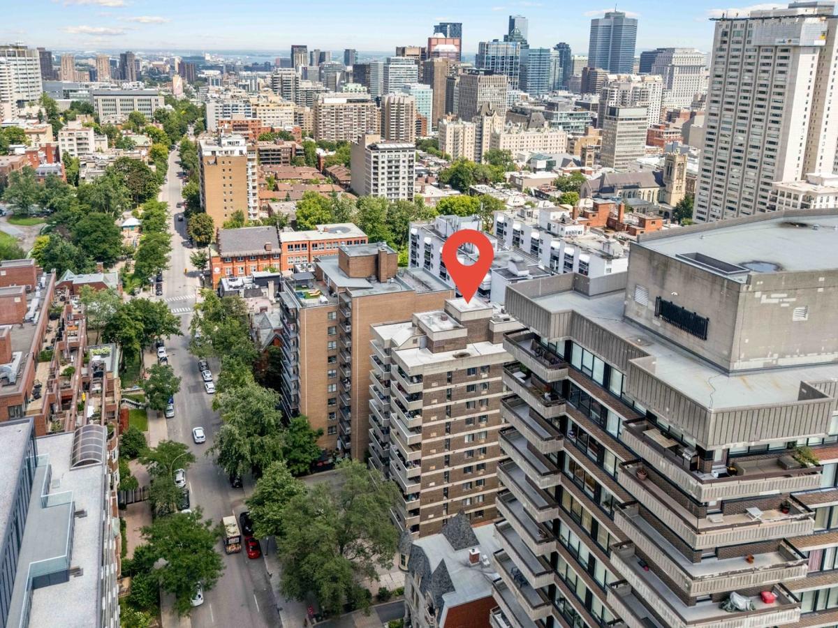 Panorama aérien du secteur universitaire