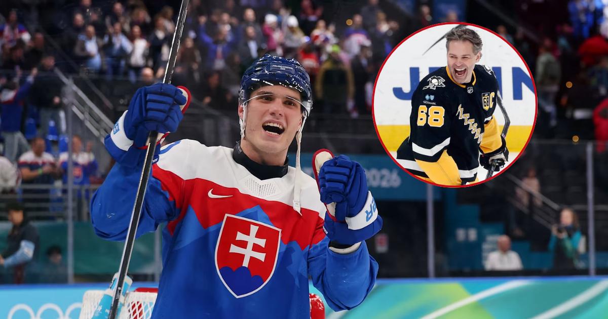 Juraj Slafkovsky et Jaromir Jagr