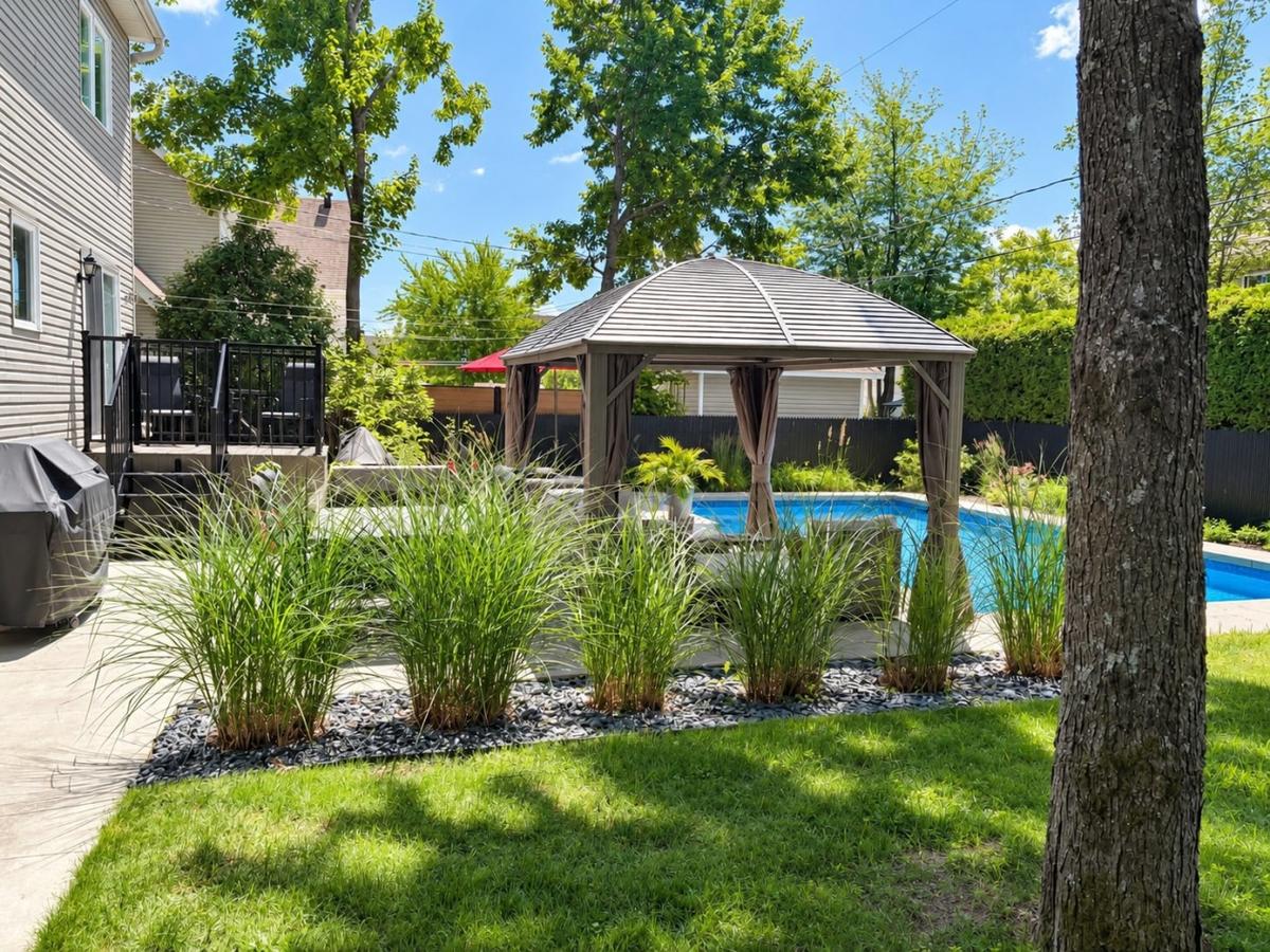 Détail du jardin mature