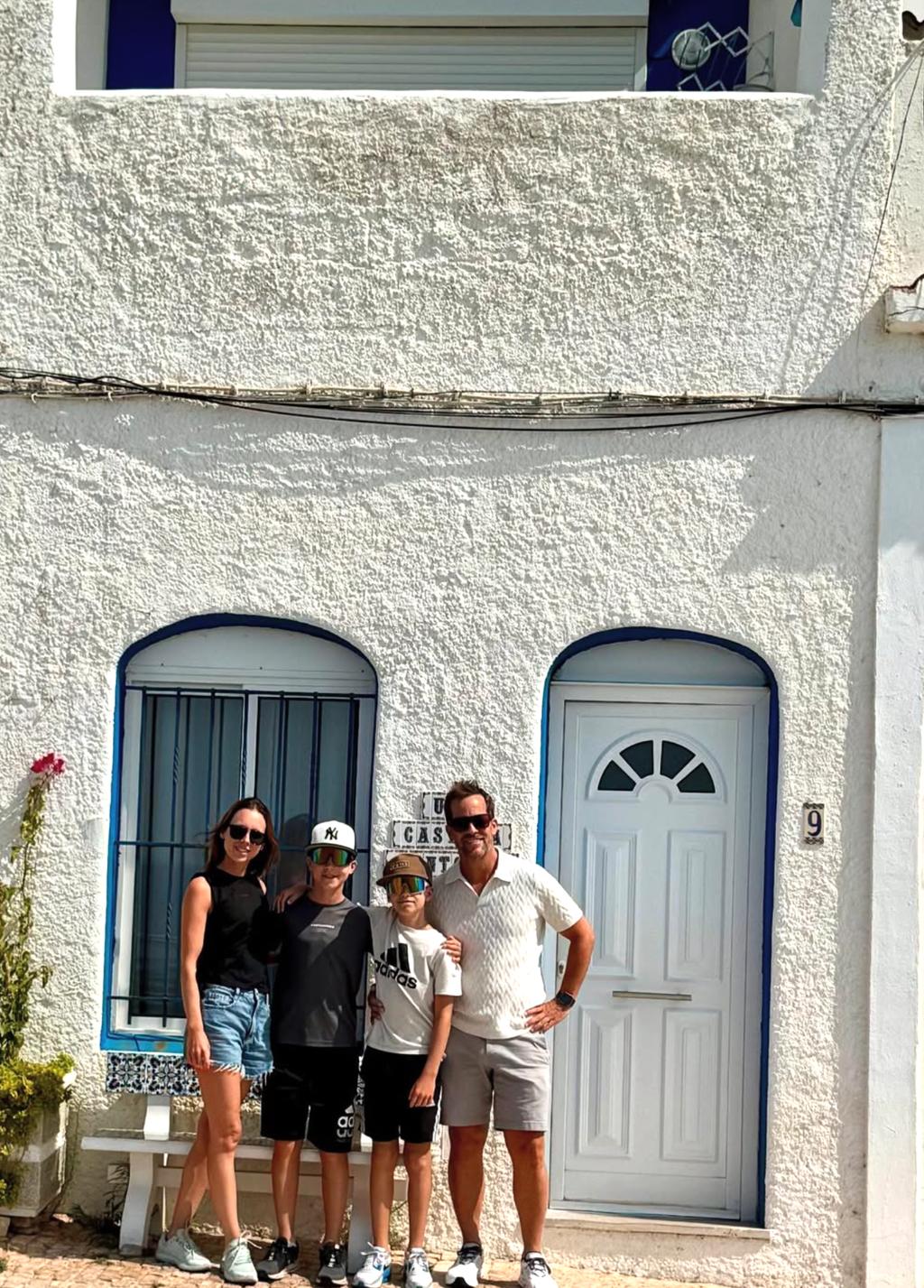 Patrick Benoit et sa famille