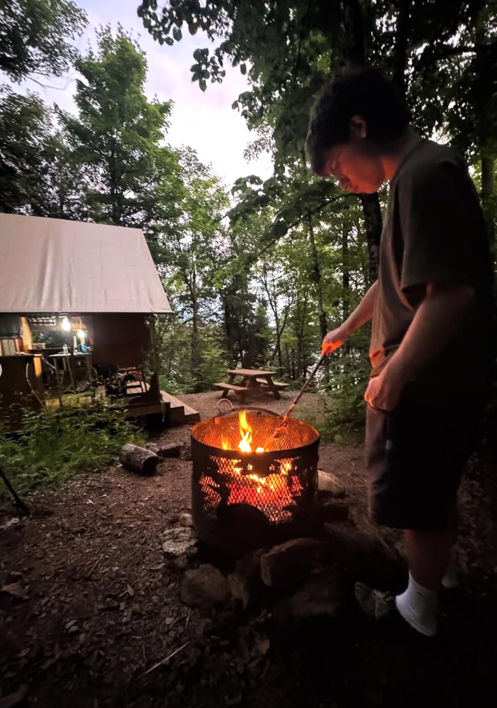 Stéphane Rousseau en vacances avec son fils Axel