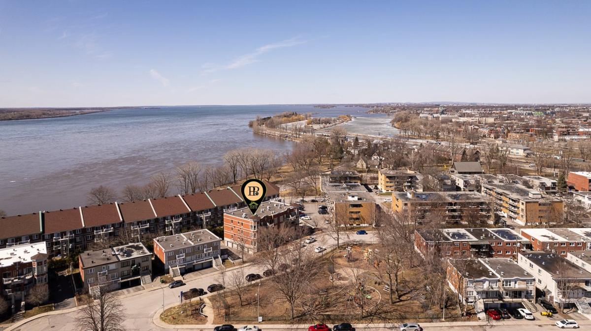 Vue aérienne du quartier résidentiel