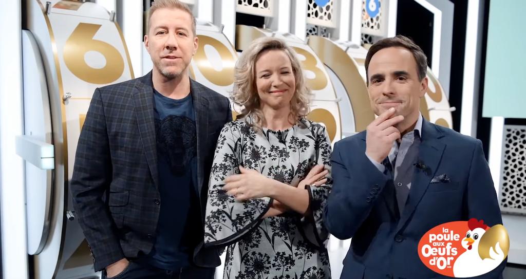 Richard Turcotte, Julie Houle et Sébastien Benoît à la Poule aux oeufs d'or 