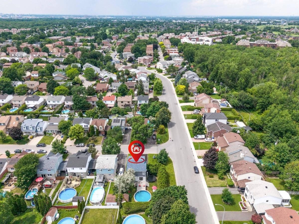 Panorama aérien du secteur