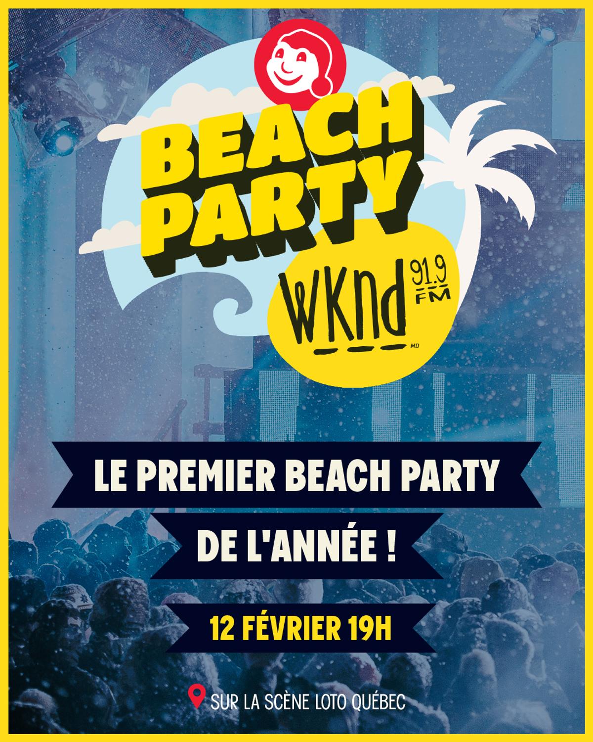 Beach Party du WKND 91.9
