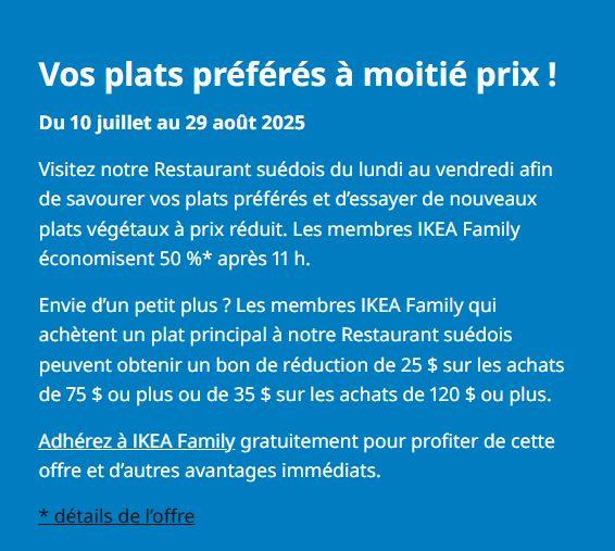 Capture d'écran - IKEA Canada