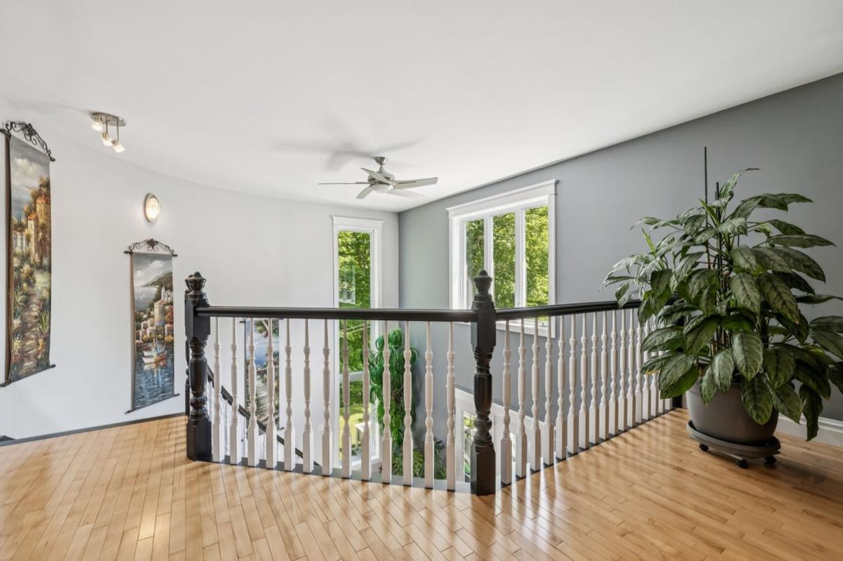 Escalier, vue plongeante