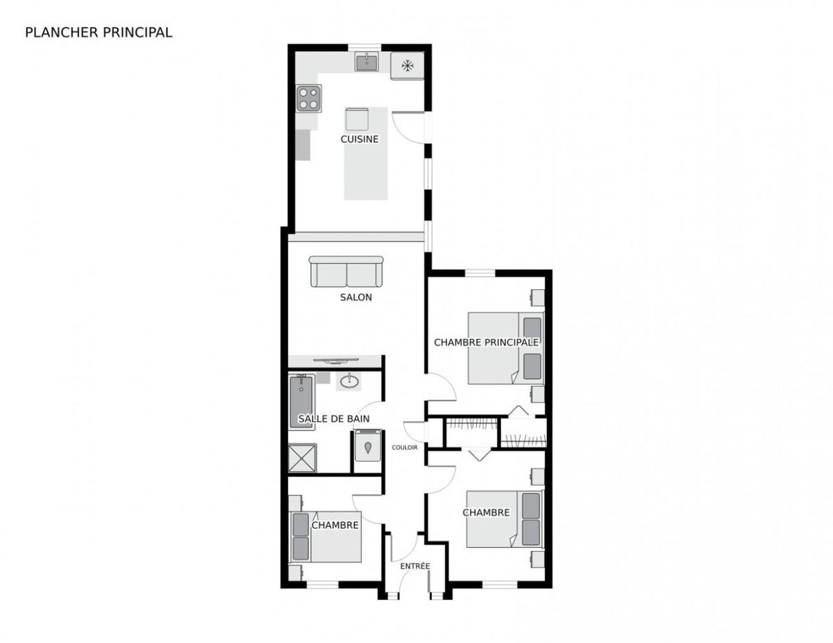 Plan du rez-de-chaussée