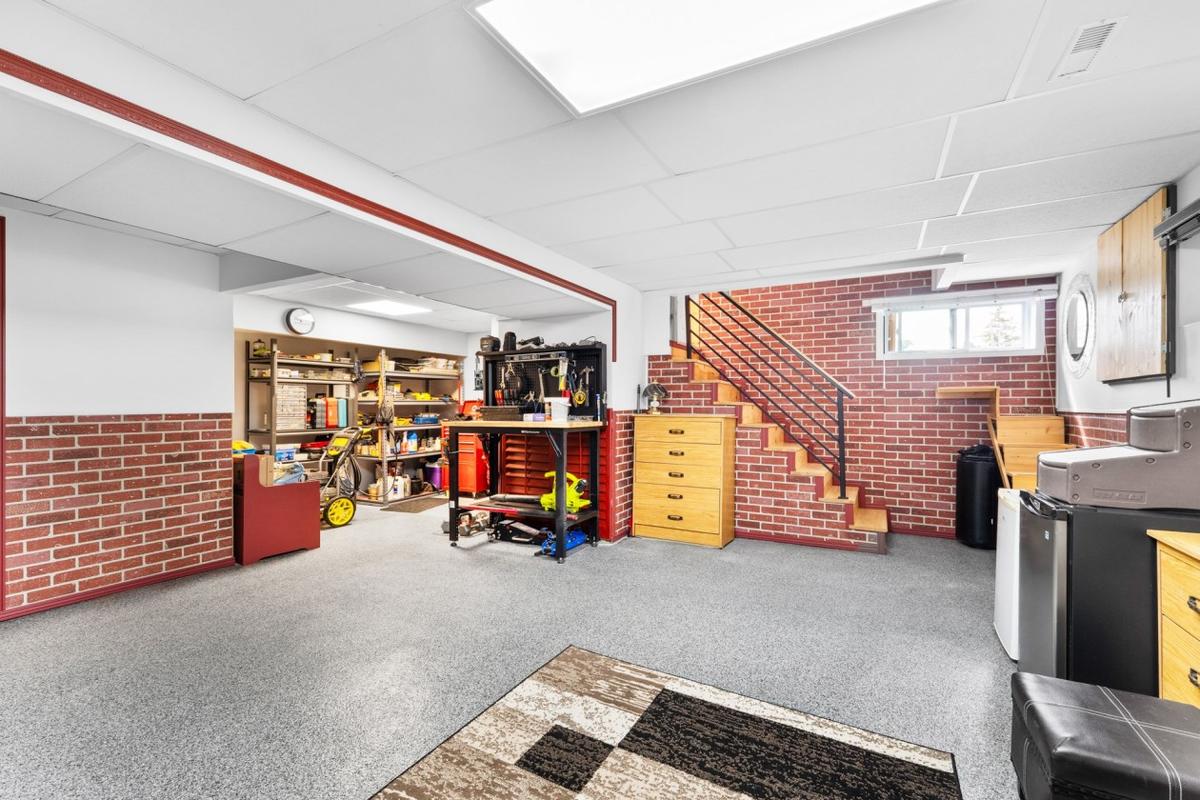 Espace détente au sous-sol