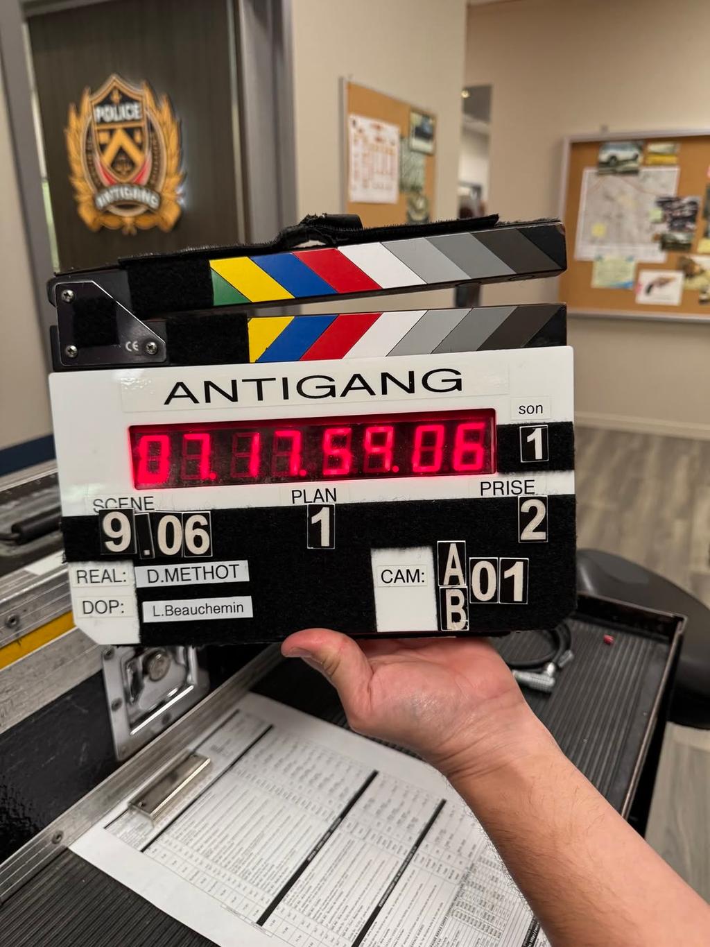 Début des tournages de la nouvelle série Antigang