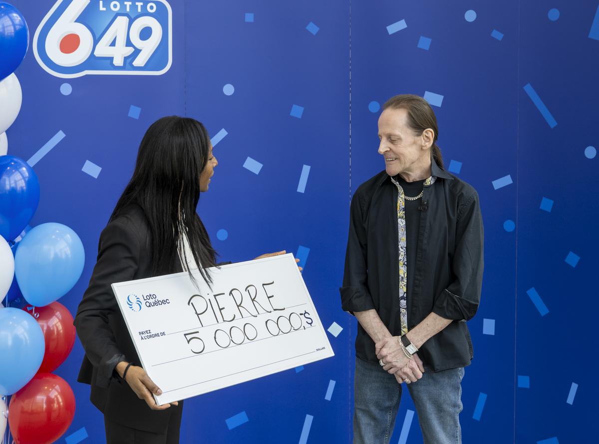 Pierre, gagnant de 5 Millions avec Loto-Québec