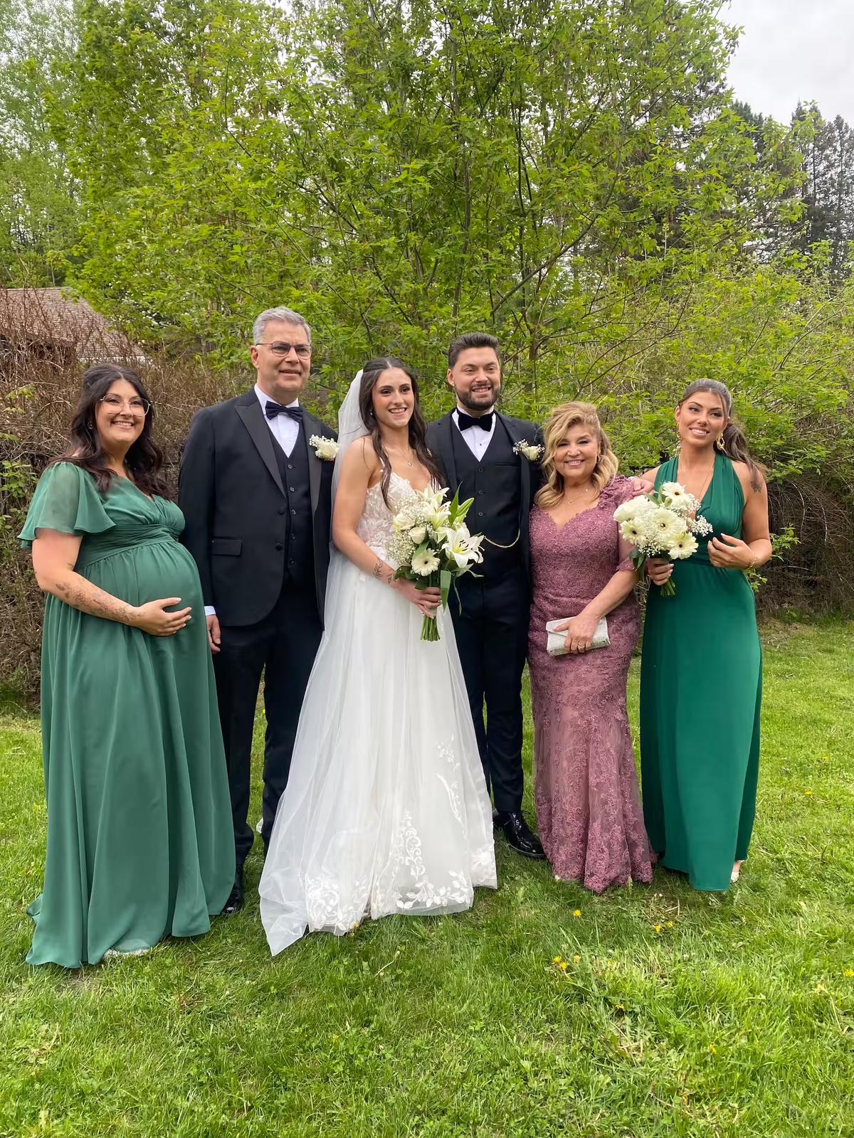 Mario Dumont et Marie-Claude Barrette au mariage de leur fils