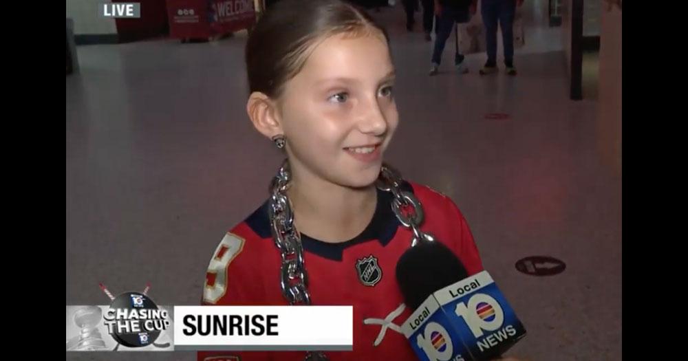 9 year old Florida Panthers fan