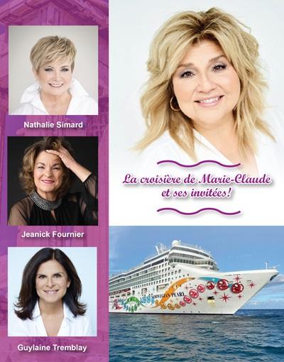 Publicité de la croisière de Marie-Claude Barrette