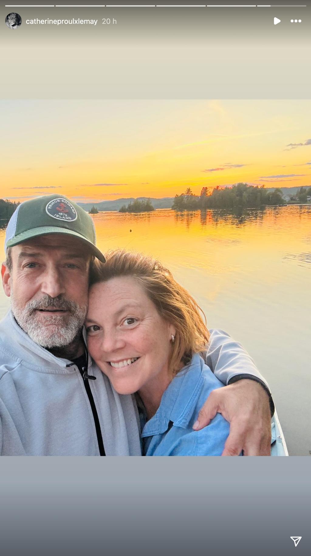 Catherine Proulx-Lemay et son amoureux Jean-François Taillon
