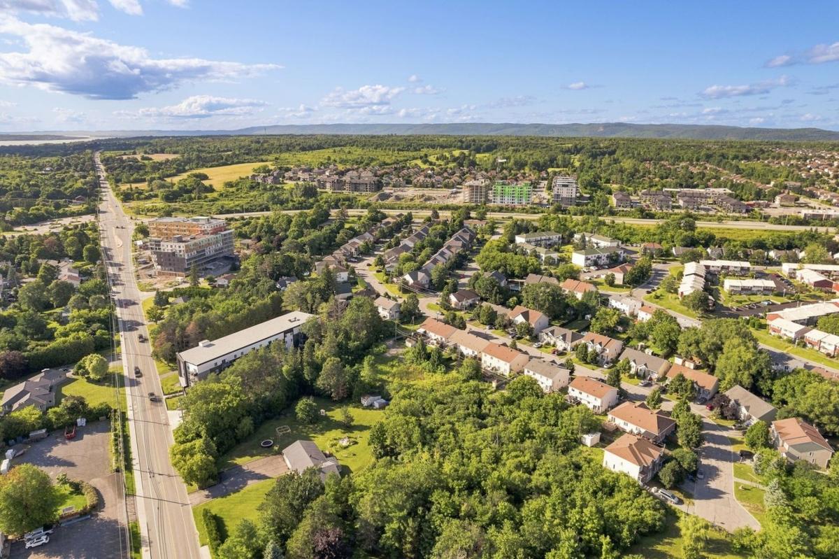 Vue d'ensemble du quartier résidentiel