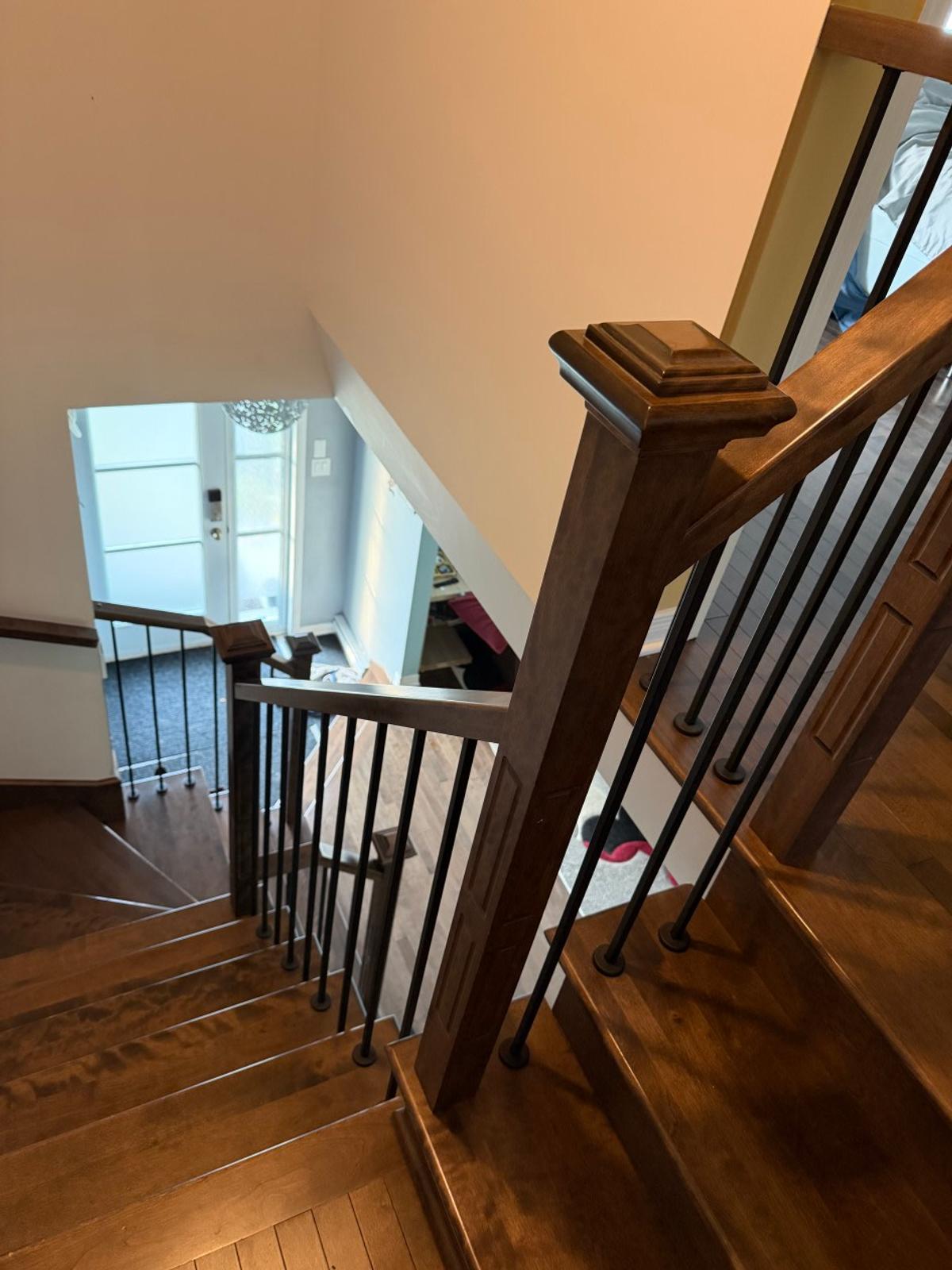 L'escalier menant à l'étage