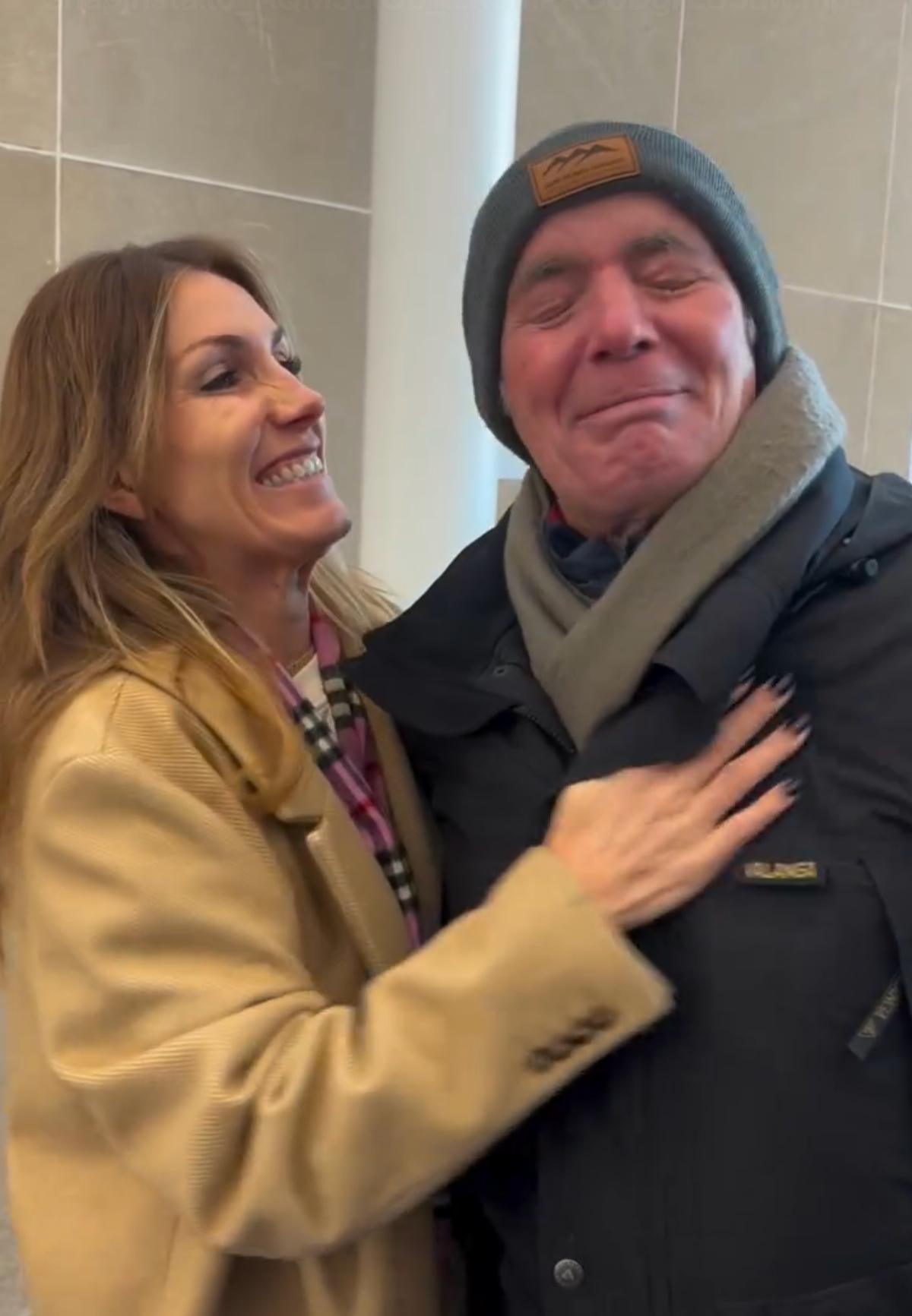 Ingrid Falaise et son père