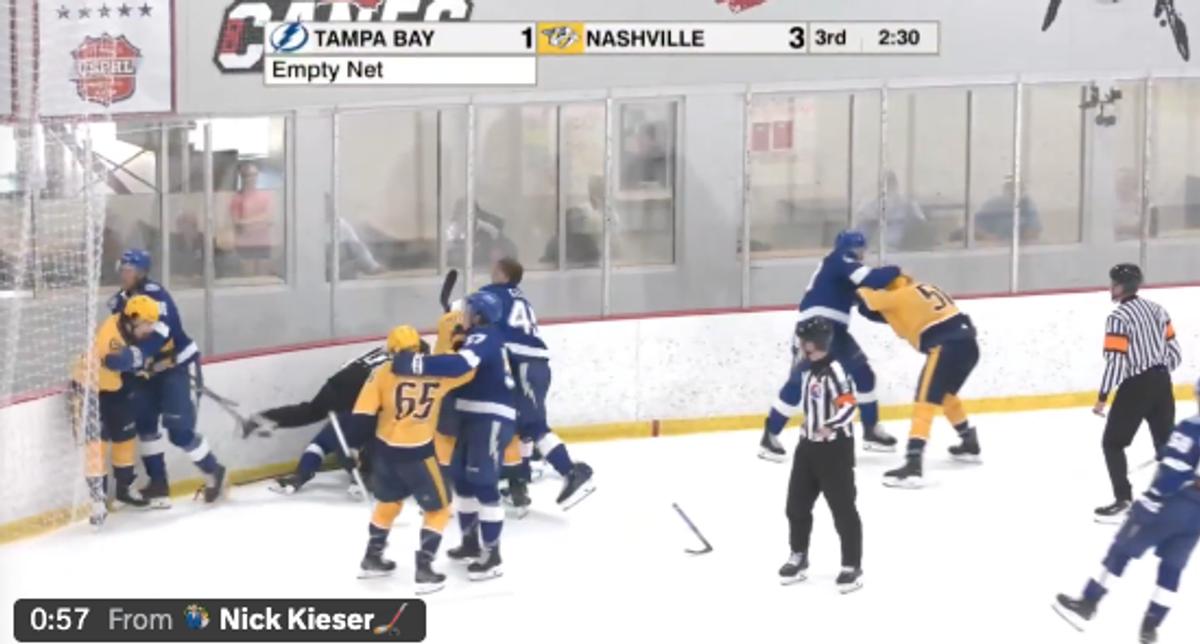 Nashville Predators and Tampa Bay Lightning
