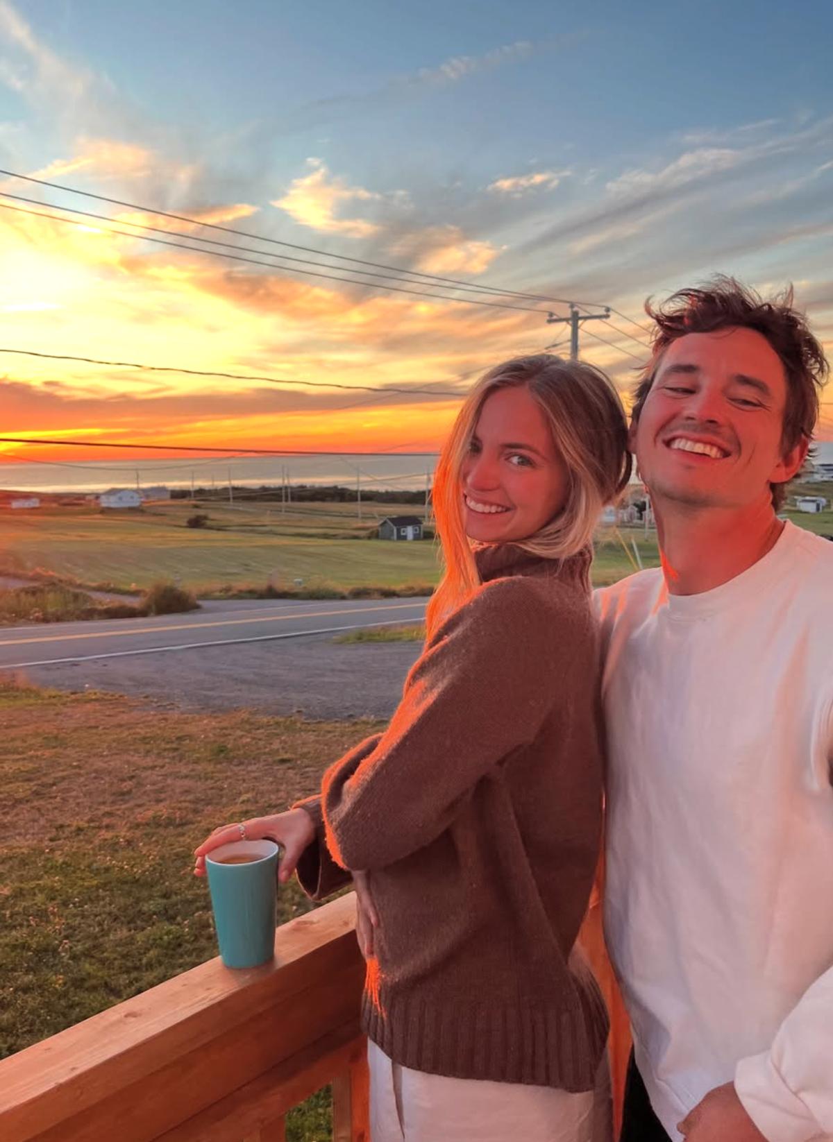 Ludivine Reding et son conjoint