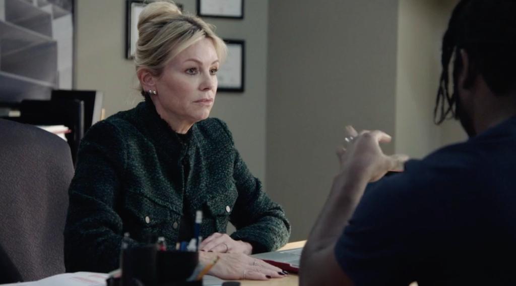 Caroline Néron dans son rôle de Claude Coupal dans STAT