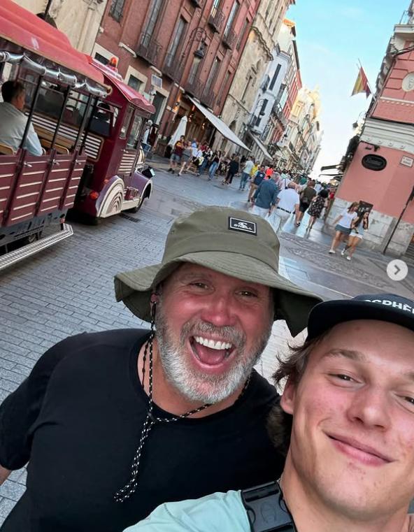 Dave Morissette et son fils