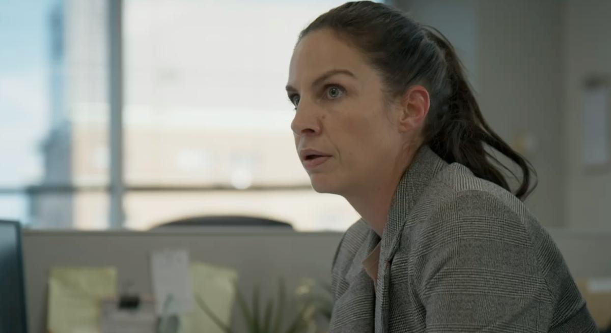 Marie-Lyne Joncas dans son rôle de Sophie Lacoste dans Dumas