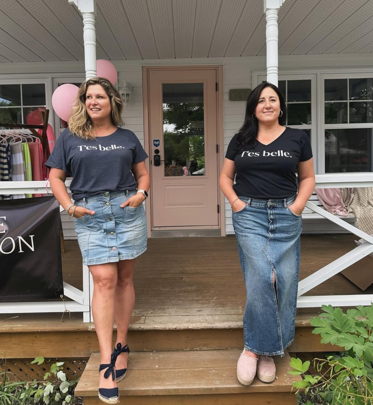 Saskia et Stéohanie