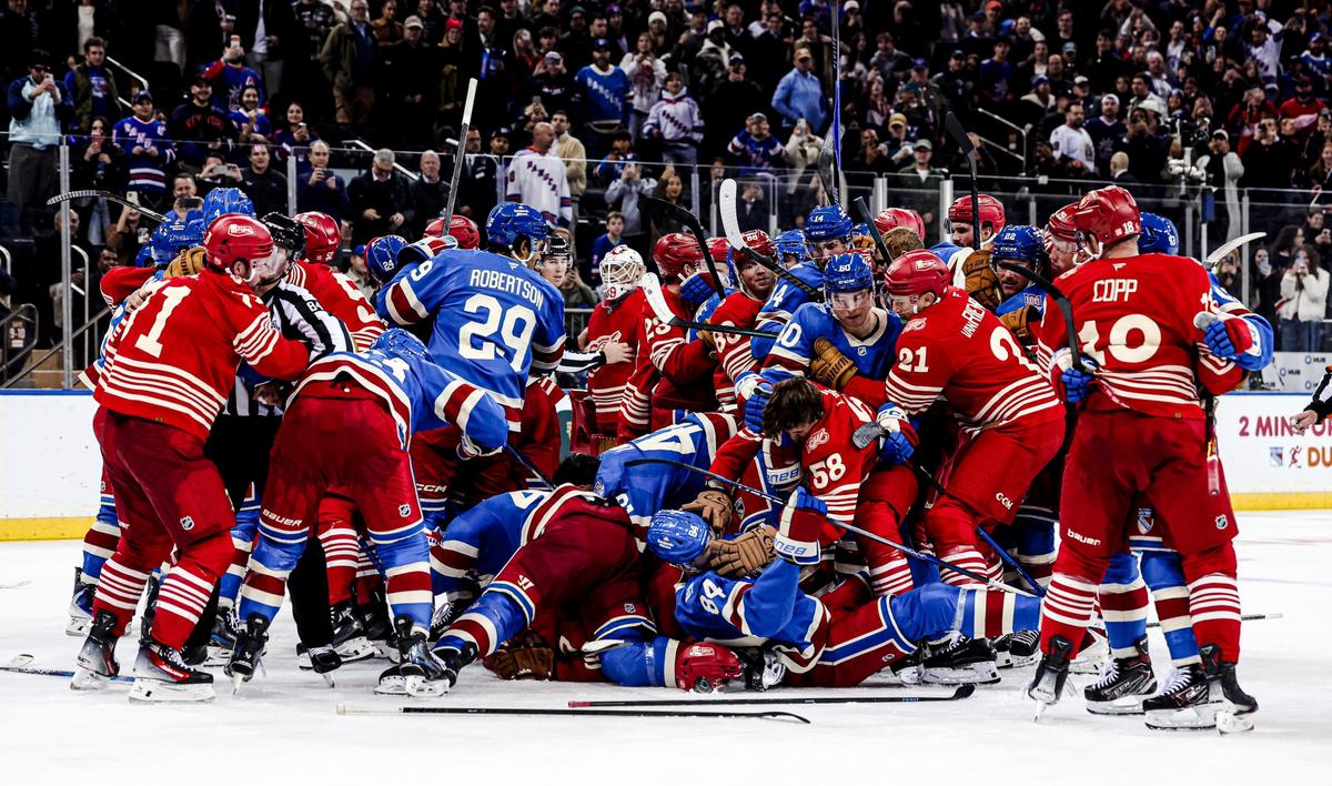 Red Wings vs Rangers
