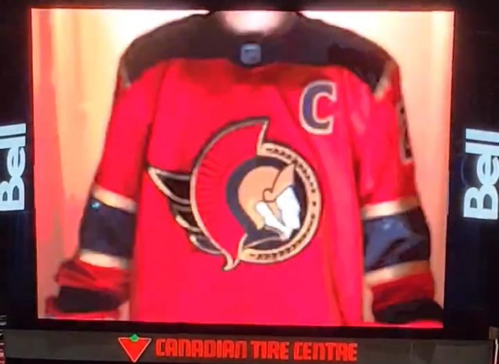 Chandail des Senators d'Ottawa