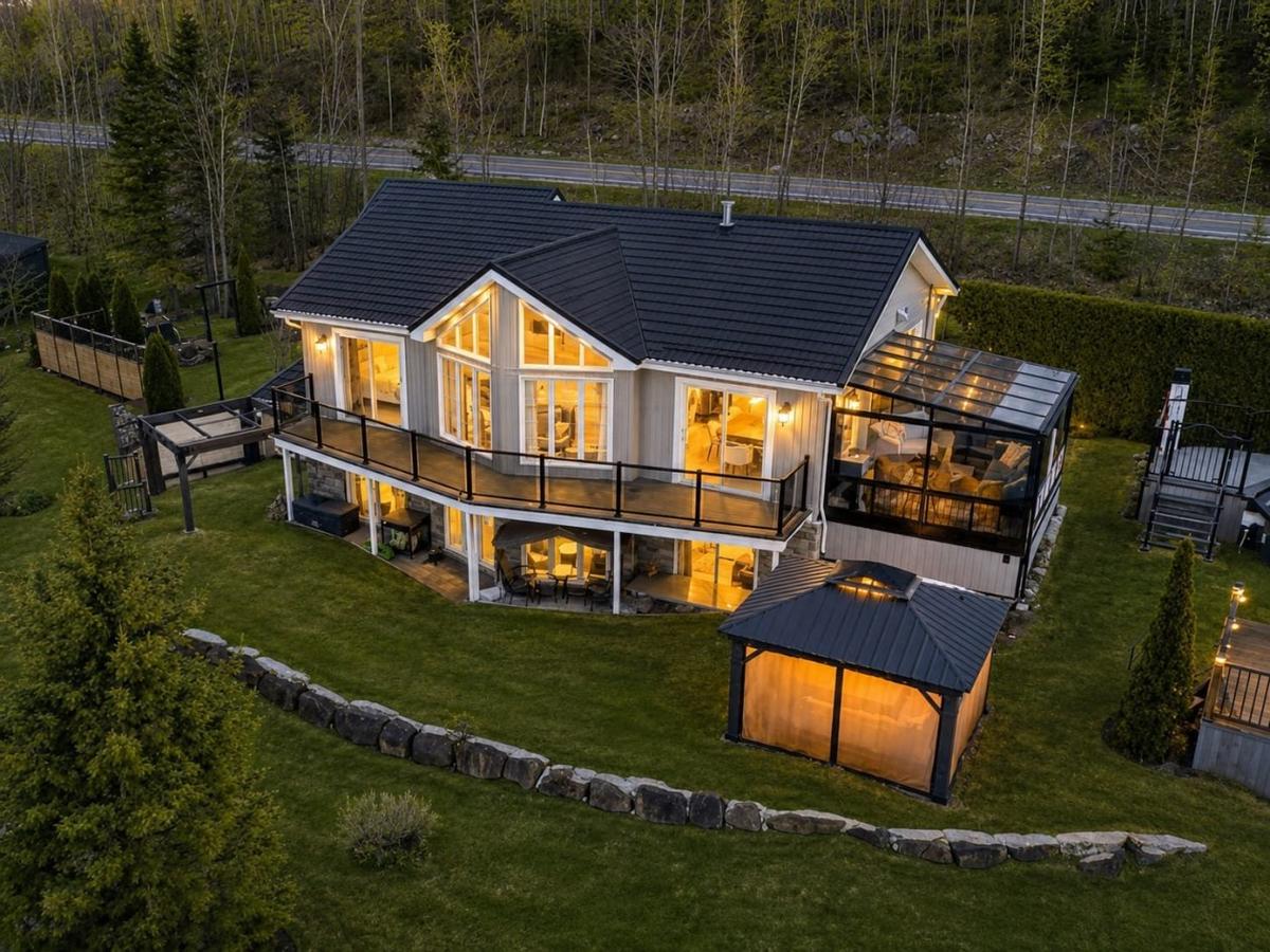 La face arrière de la maison