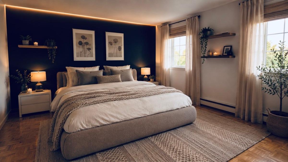 Chambre principale spacieuse