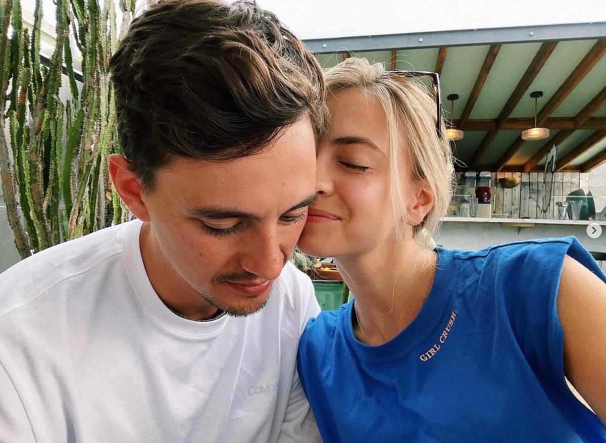 Ludivine Reding et son conjoint