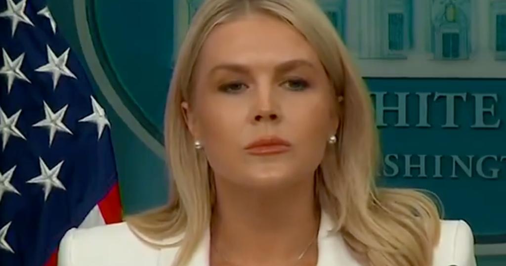 Karoline Leavitt, porte-parole de la Maison-Blanche