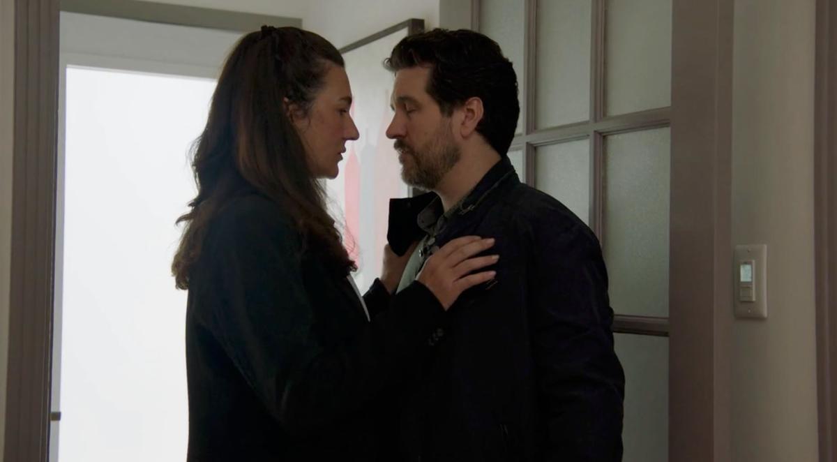 Karine Gonthier-Hyndman et Olivier Gervais-Courchesne dans Antigang