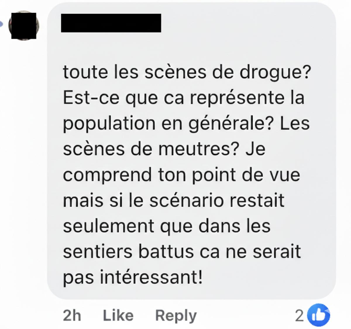 Commentaire sur la page d'Antigang