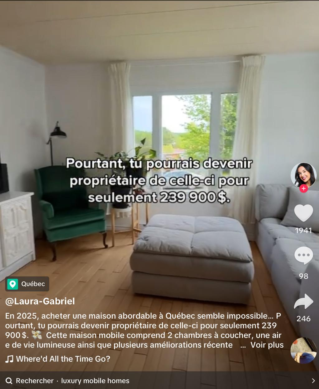 Capture d’écran, maison à vendre