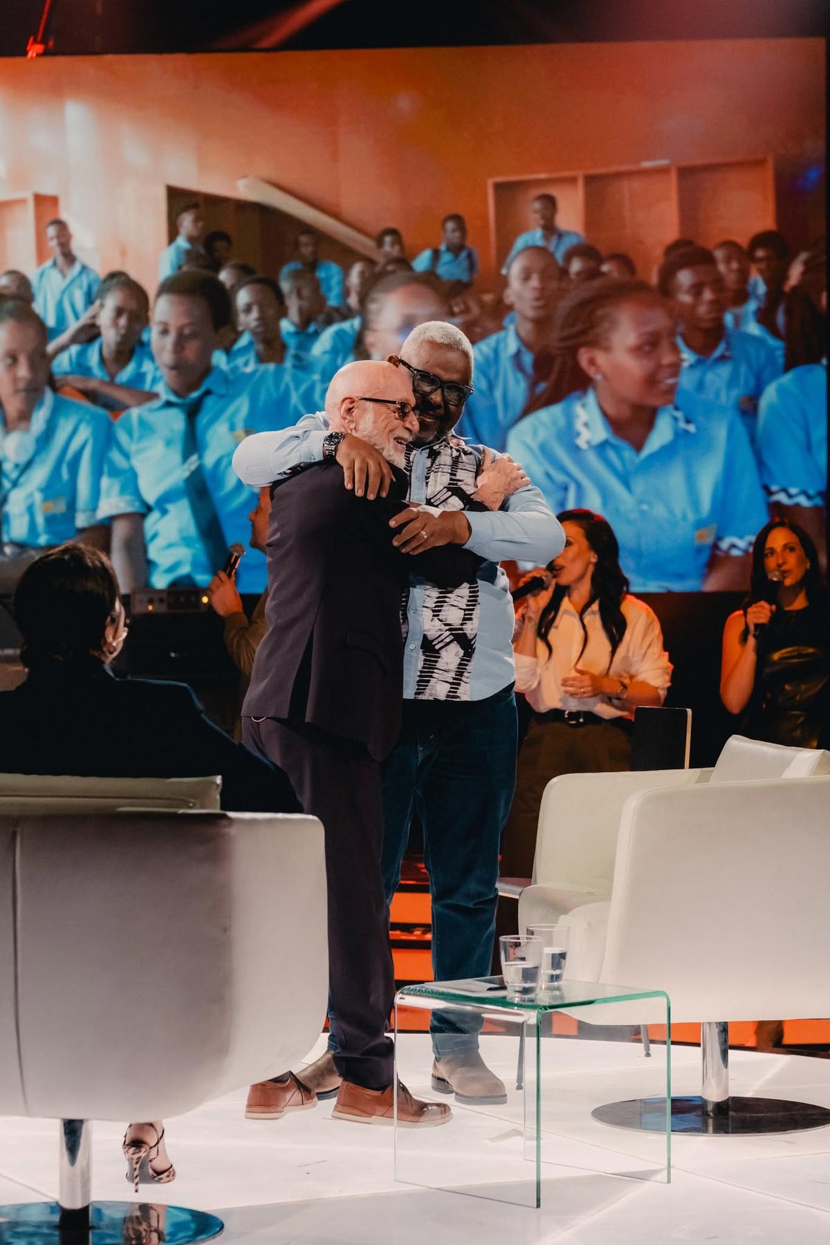 Patrick Norman et Jean-Pierre Sagahutu à En direct de l'Univers