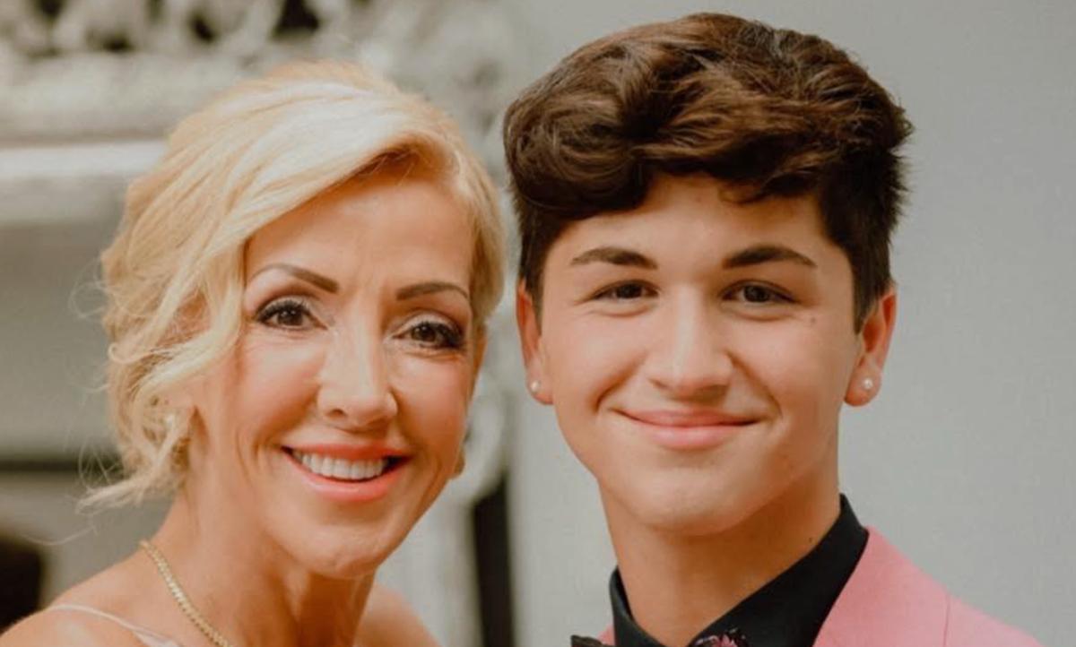 Marc-antoine Delage et sa mère