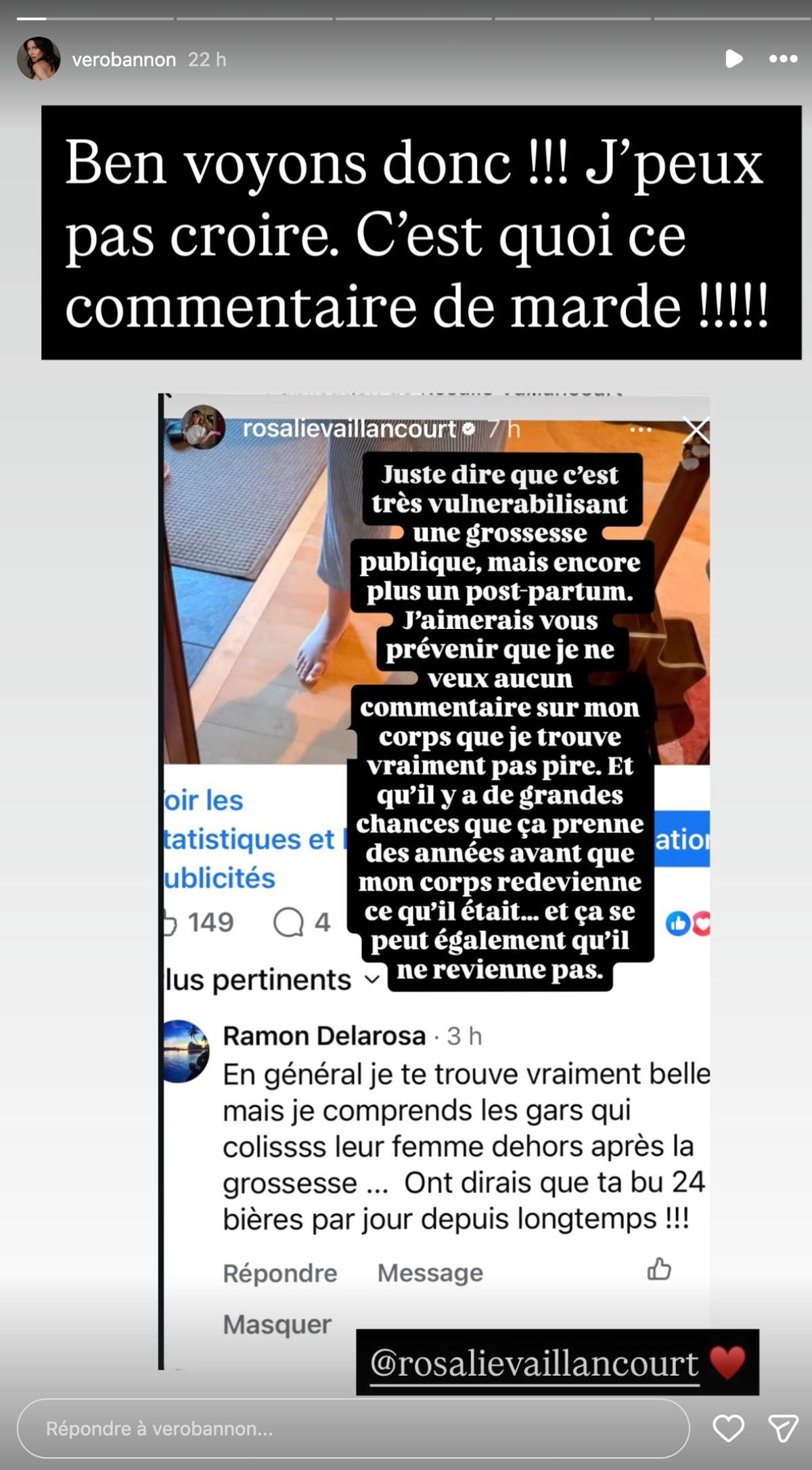Vague d'appuis pour Rosalie Vaillancourt après un commentaire troublant