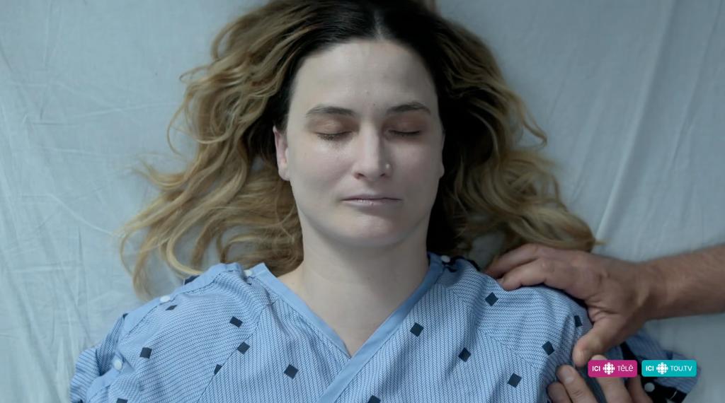 Gabrielle Côté dans son rôle de Laurence Caron dans STAT