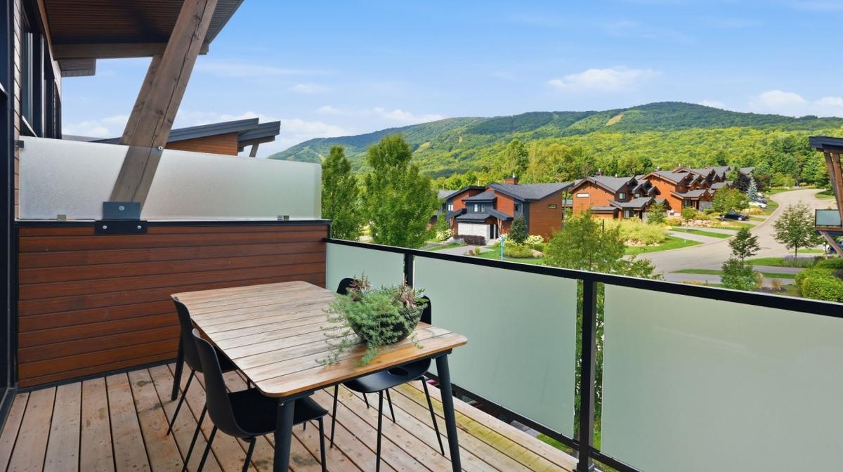La terrasse avec vue dégagée