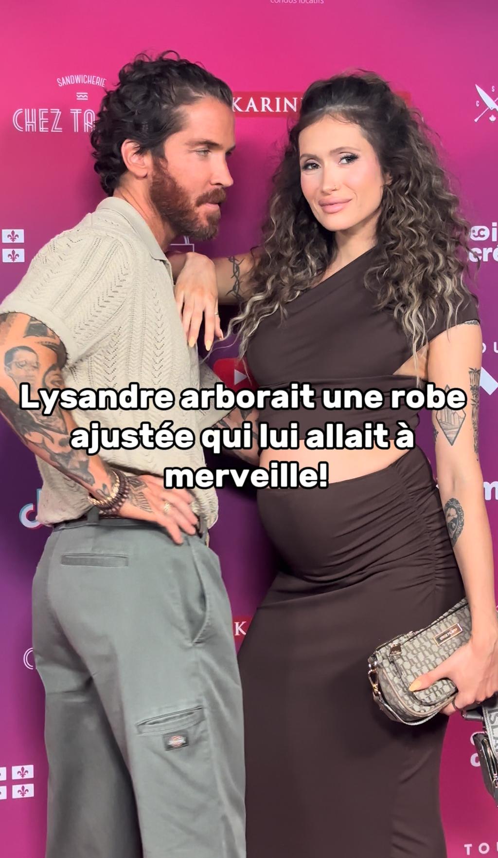 Claude Bégin et Lysandre Nadeau au Gala InfluenceCréation
