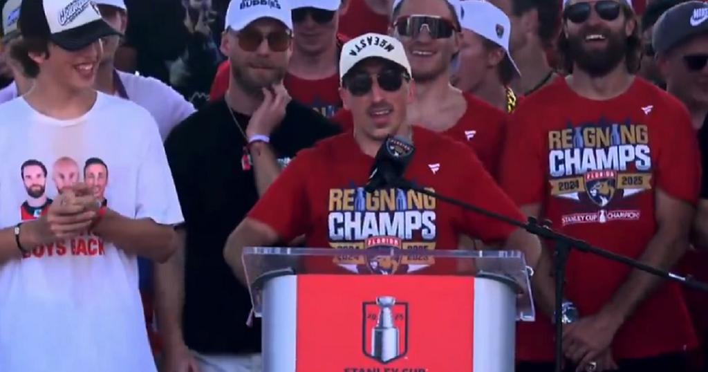 Brad Marchand. June 22 2025. Screenshot.